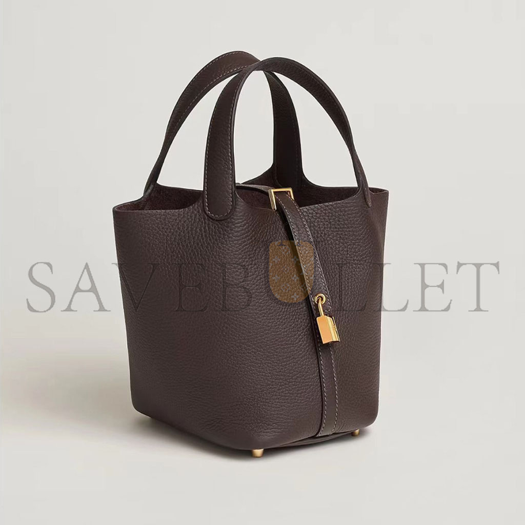 HERMES MASTER PICOTIN LOCK 18 TAURILLON CLEMENCE H077913CC46 (18*18*13cm)